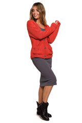 Sveter na rozopínanie model 157593 BE Knit