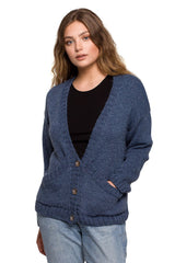 Sveter na rozopínanie model 157594 BE Knit