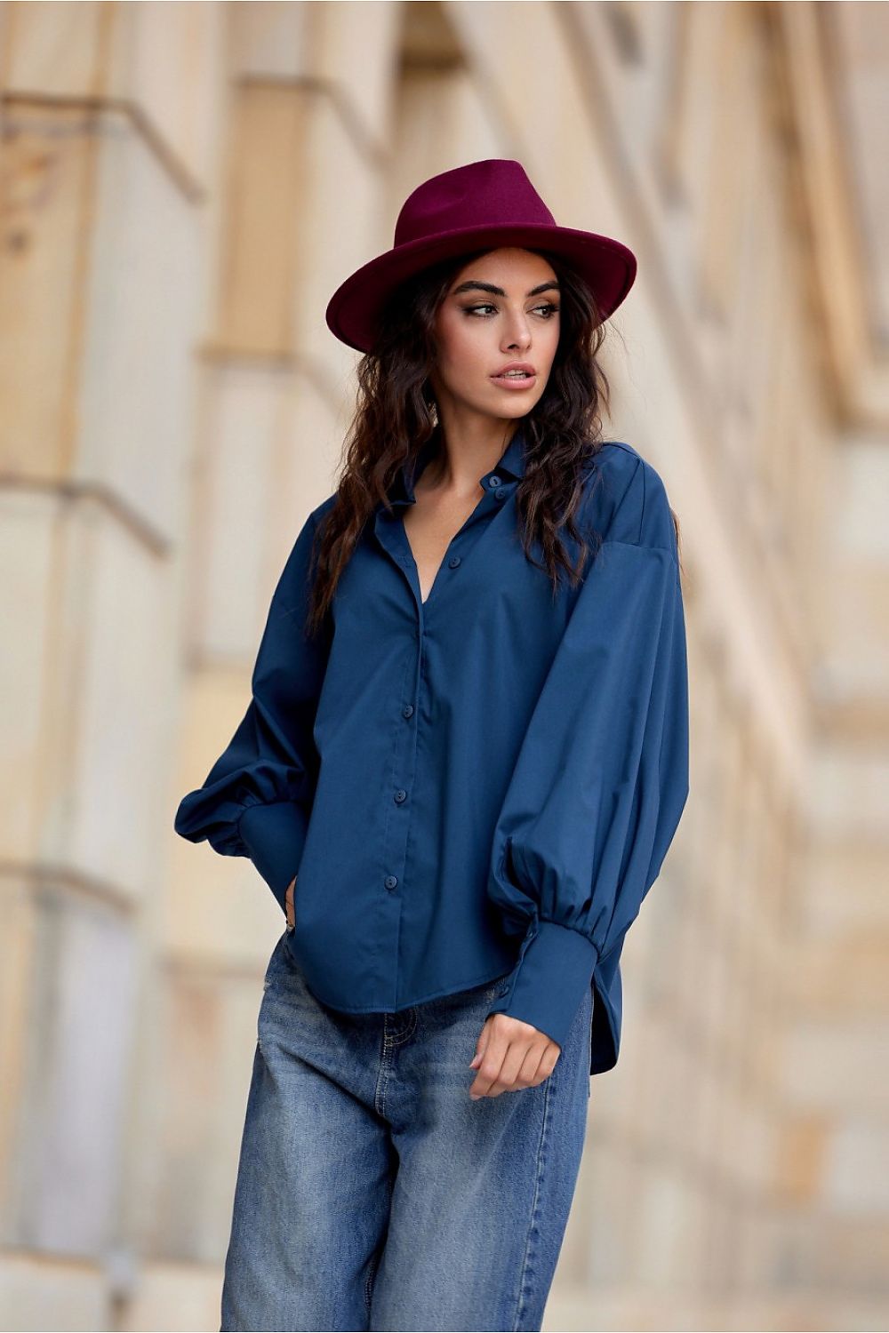  Tričko s dlhým rukávom model 200163 Roco Fashion 