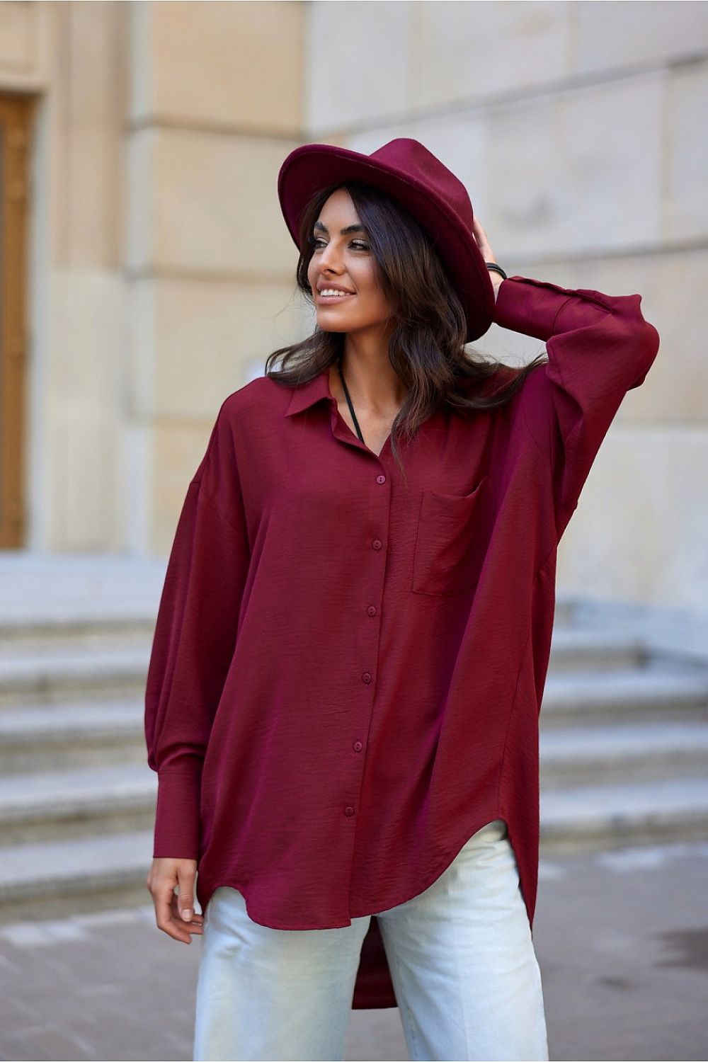  Tričko s dlhým rukávom model 201521 Roco Fashion 