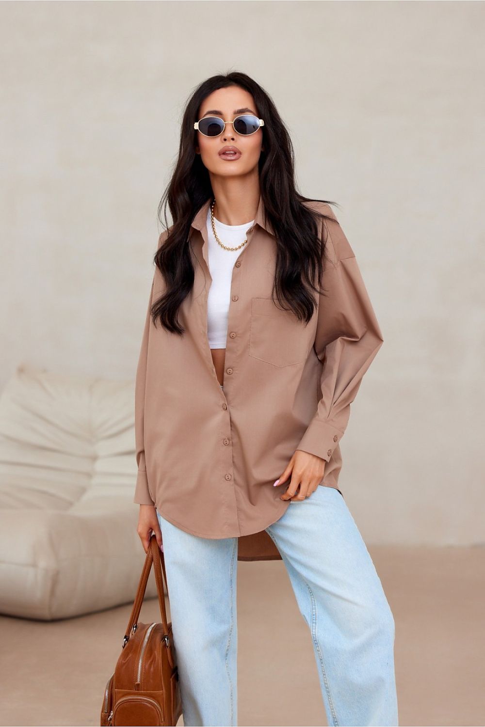  Tričko s dlhým rukávom model 207004 Roco Fashion 