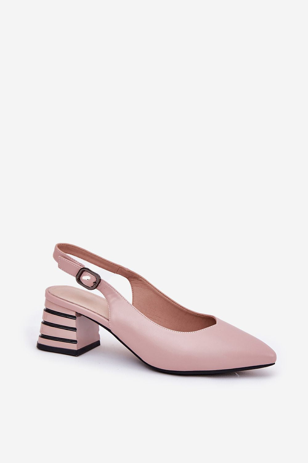  Sandále na opätkoch model 209776 Step in style 