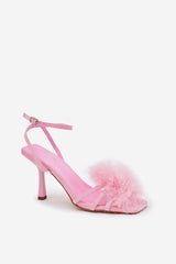  Sandále na opätkoch model 209924 Step in style 