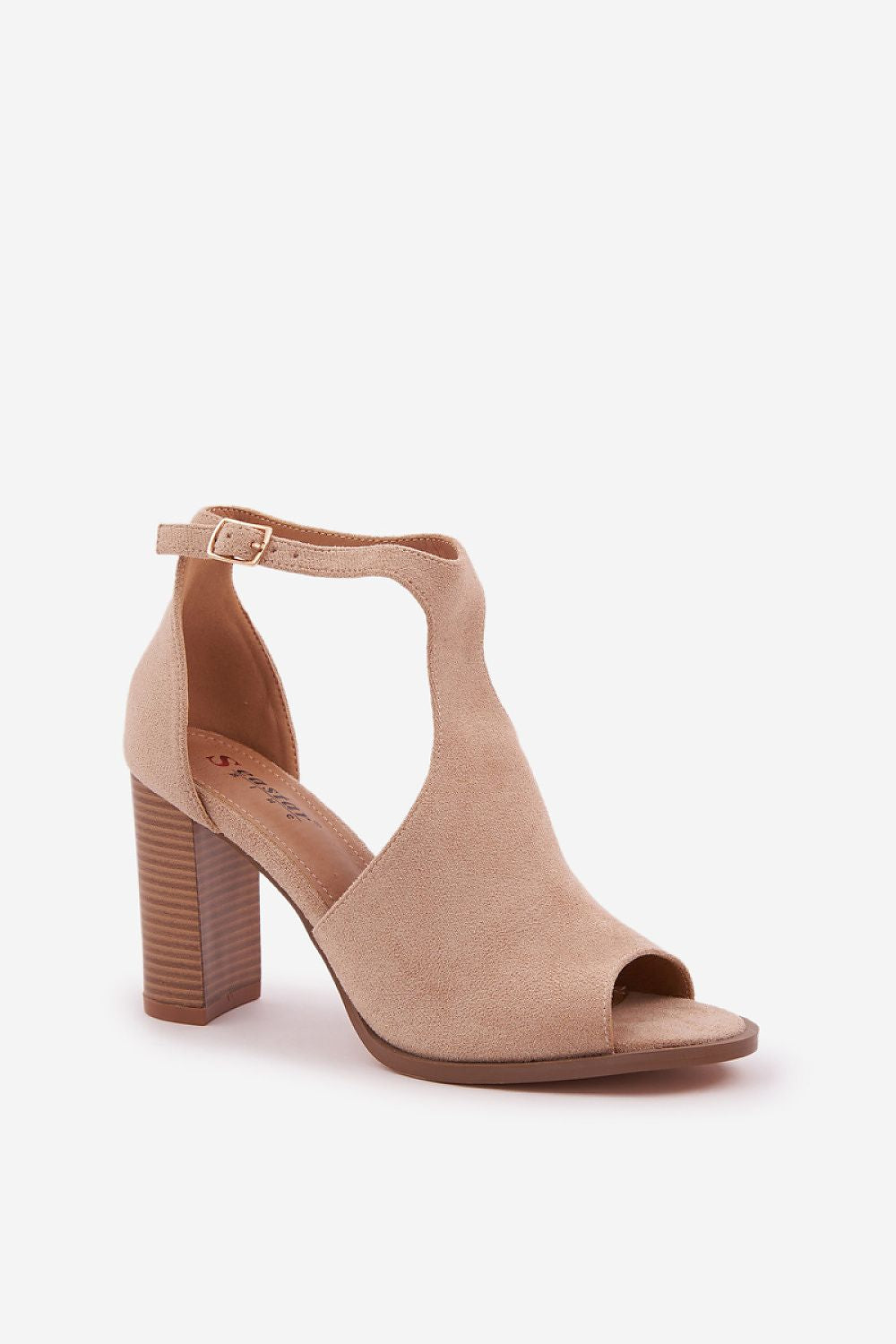  Sandále na opätkoch model 210154 Step in style 