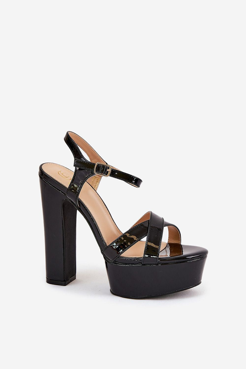  Sandále na opätkoch model 210803 Step in style 