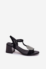  Sandále na opätkoch model 211368 Step in style 