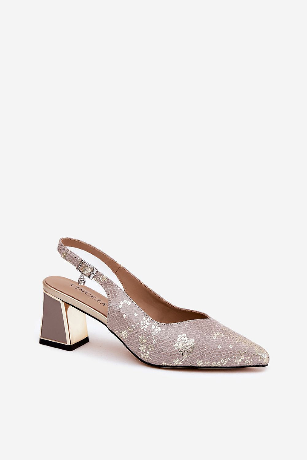  Sandále na opätkoch model 211372 Step in style 