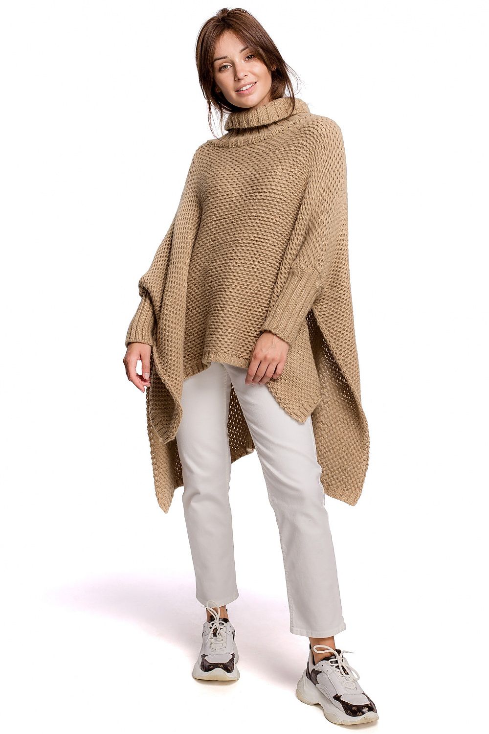  Pončo model 148264 BE Knit 