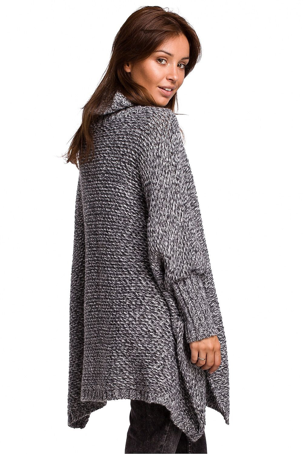  Pončo model 148266 BE Knit 