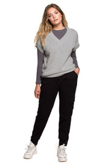  Bez rukávov model 157585 BE Knit 