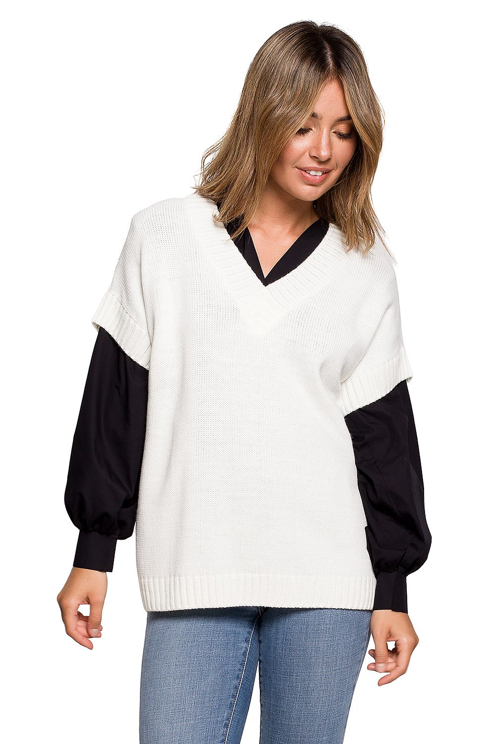  Bez rukávov model 157586 BE Knit 